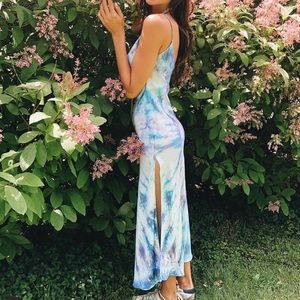 New DANNIJO Tie Dye Slip Dress XS